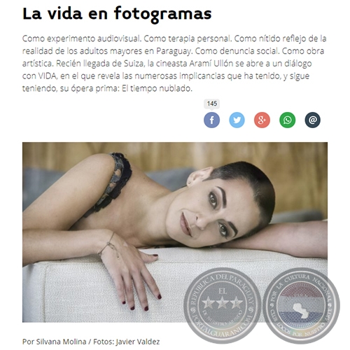 LA VIDA EN FOTOGRAMAS - Por SILVANA MOLINA - Lunes, 6 de Noviembre de 2017